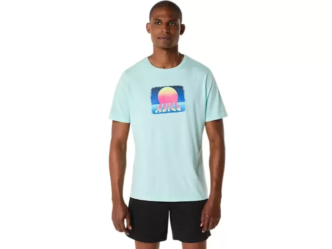 ASICS RETRO SUNSET SHORT SLEEVE TEE