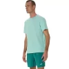 ASICS SILVER SHORT SLEEVE TOP
