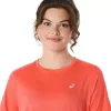 ASICS SILVER SHORT SLEEVE TOP