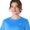ASICS SILVER SHORT SLEEVE TOP