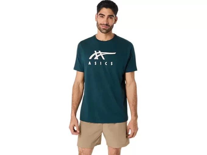 ASICS STRIPE SHORT SLEEVE TEE