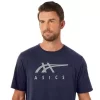 ASICS STRIPE SHORT SLEEVE TEE