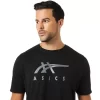 ASICS STRIPE SHORT SLEEVE TEE ASICS STRIPE SHORT SLEEVE TEE