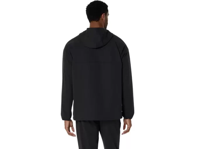 DOUBLE WEAVE RELAXED PULL OVER JACKET