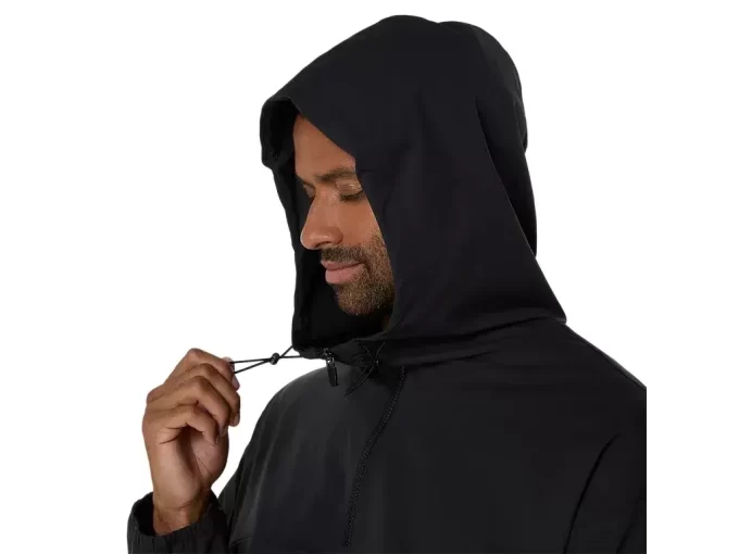 DOUBLE WEAVE RELAXED PULL OVER JACKET