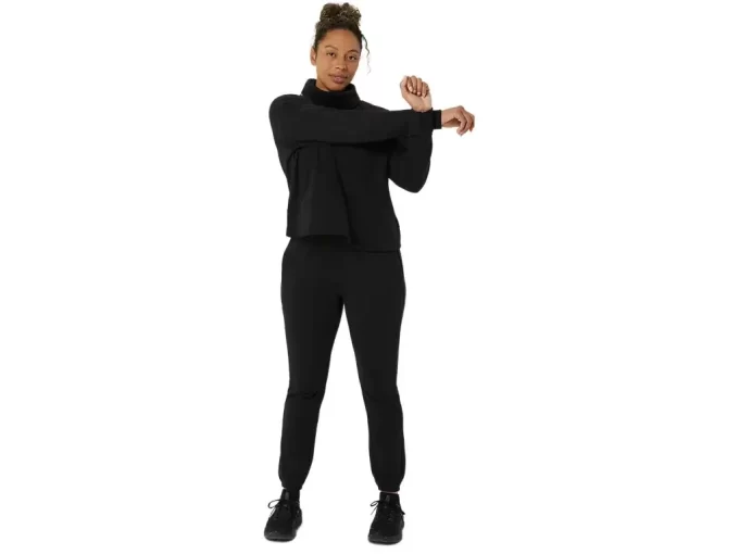 FRENCH TERRY HIGH NECK TOP