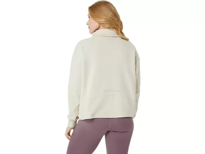 FRENCH TERRY HIGH NECK TOP