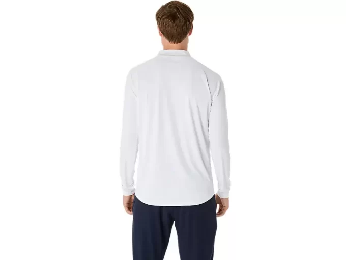 MATCH LONG SLEEVE 1/2 ZIP TOP