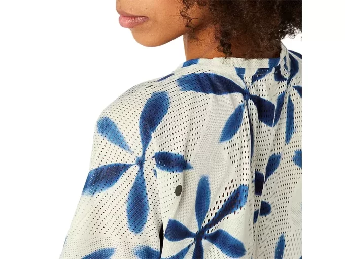 METARUN SHIBORI SHORT SLEEVE TOP