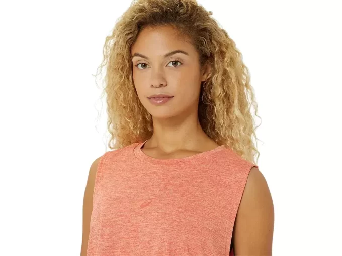 NAGINO FLEX HEATHER SLEEVELESS TOP