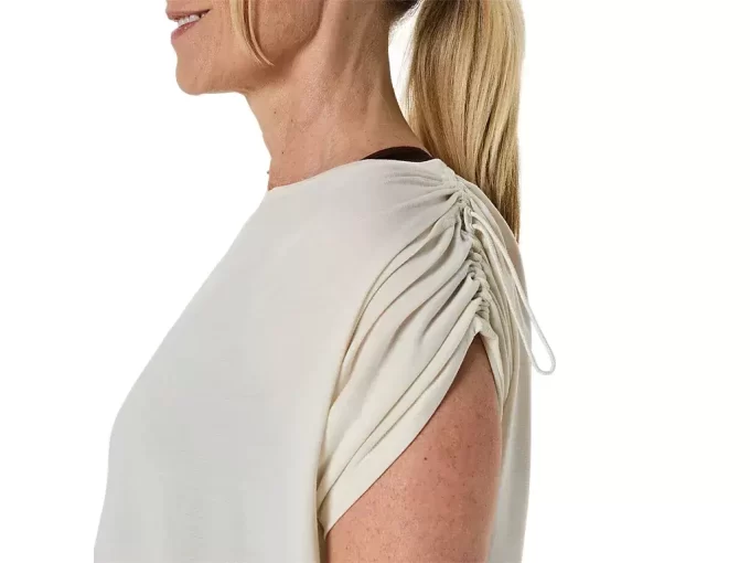 NAGINO RUN ADJUSTABLE SHORT SLEEVE TOP