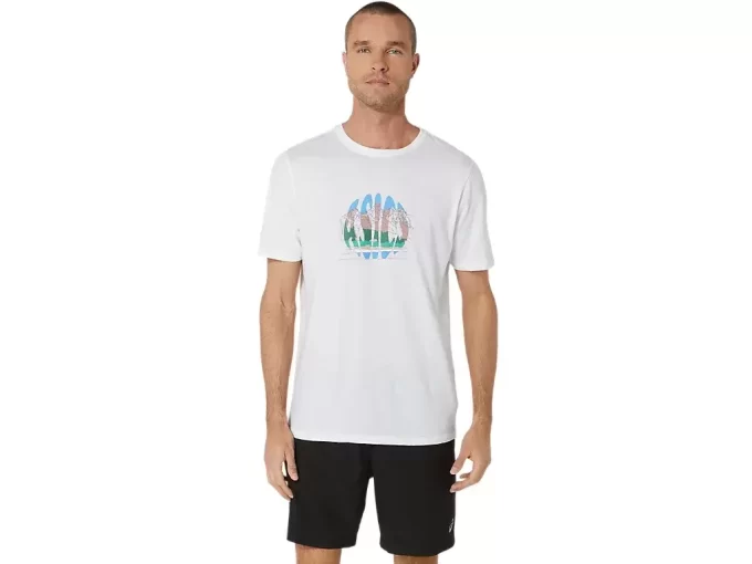 UNISEX ASICS CELEBRATE OUR HOME SHORT SLEEVE TEE