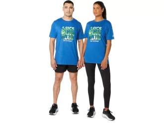 UNISEX ASICS RUN OUTSIDE CLUB SHORT SLEEVE TEE