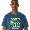 UNISEX ASICS RUN OUTSIDE CLUB SHORT SLEEVE TEE