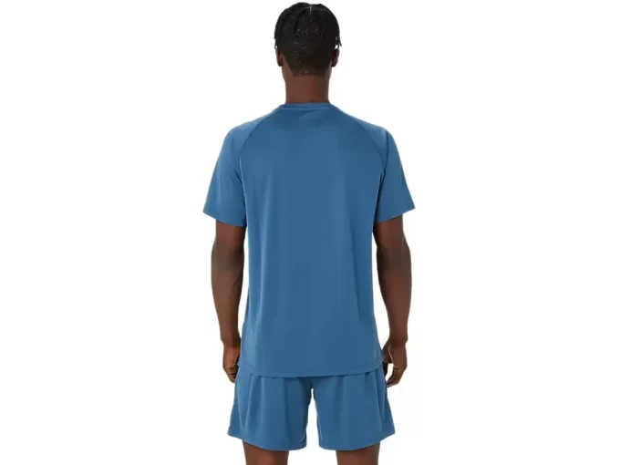 VENTED KNIT SHORT SLEEVE TOP