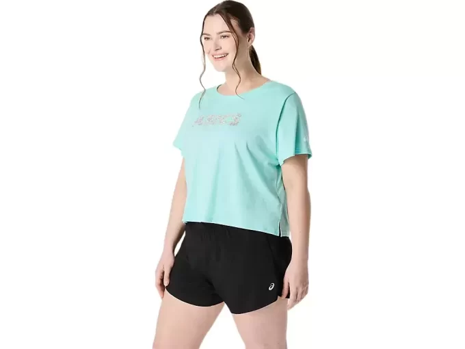 WOMEN’S ASICS DAISY CROP SHORT SLEEVE TOP