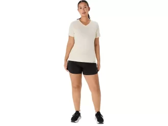 WOMEN’S ASICS NATURE V-NECK SHORT SLEEVE TEE