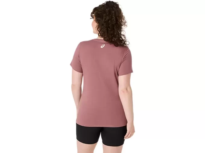 WOMEN’S ASICS STRIPES V-NECK