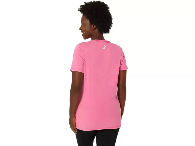 WOMEN’S ASICS STRIPES V-NECK