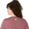 WOMEN’S ASICS STRIPES V-NECK