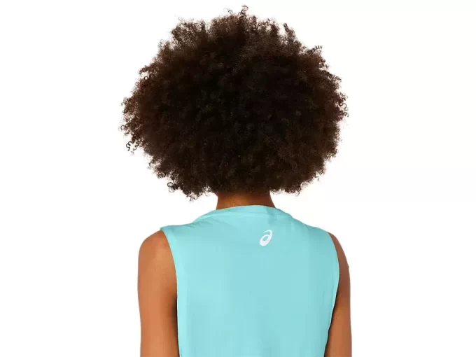 WOMEN’S ASICS SUN IN THE SKY SLOGAN MUSCLE TEE