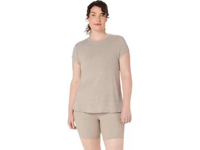 WOMEN’S HEATHER CREWNECK TOP