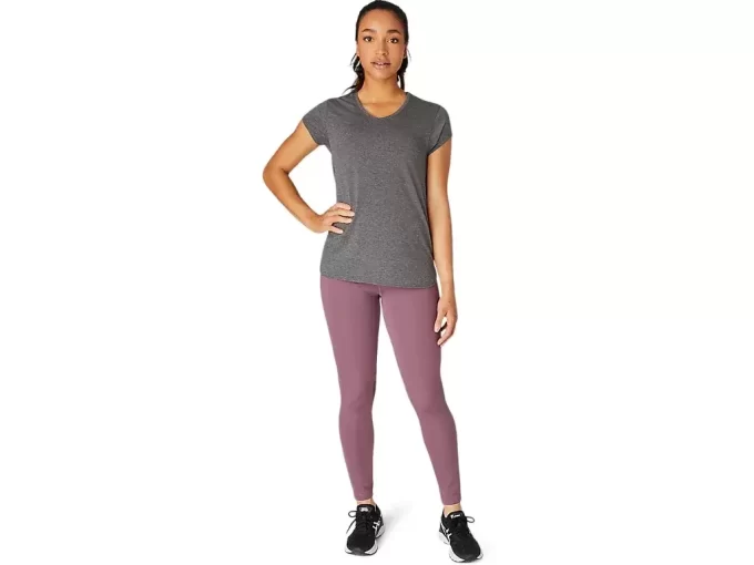 WOMEN’S HEATHER VNECK TOP