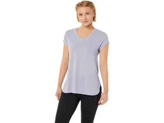 WOMEN’S HEATHER VNECK TOP