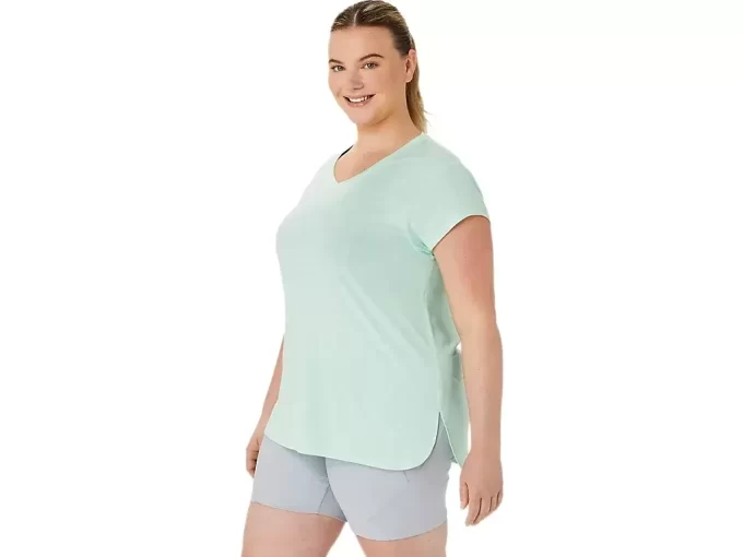 WOMEN’S HEATHER VNECK TOP