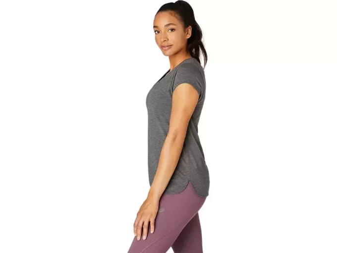 WOMEN’S HEATHER VNECK TOP