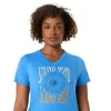 WOMEN’S SUNFLOWER SLOGAN V-NECK WOMEN’S SUNFLOWER SLOGAN V-NECK